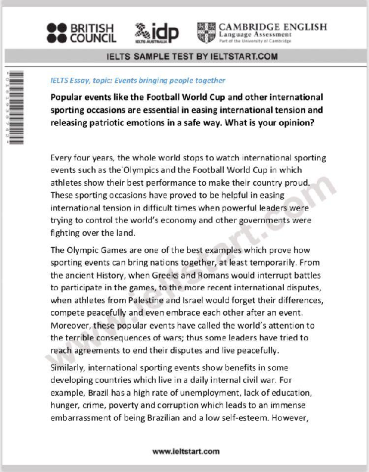 2 Writing Task 2 score 8 - notes - must pass - Studocu