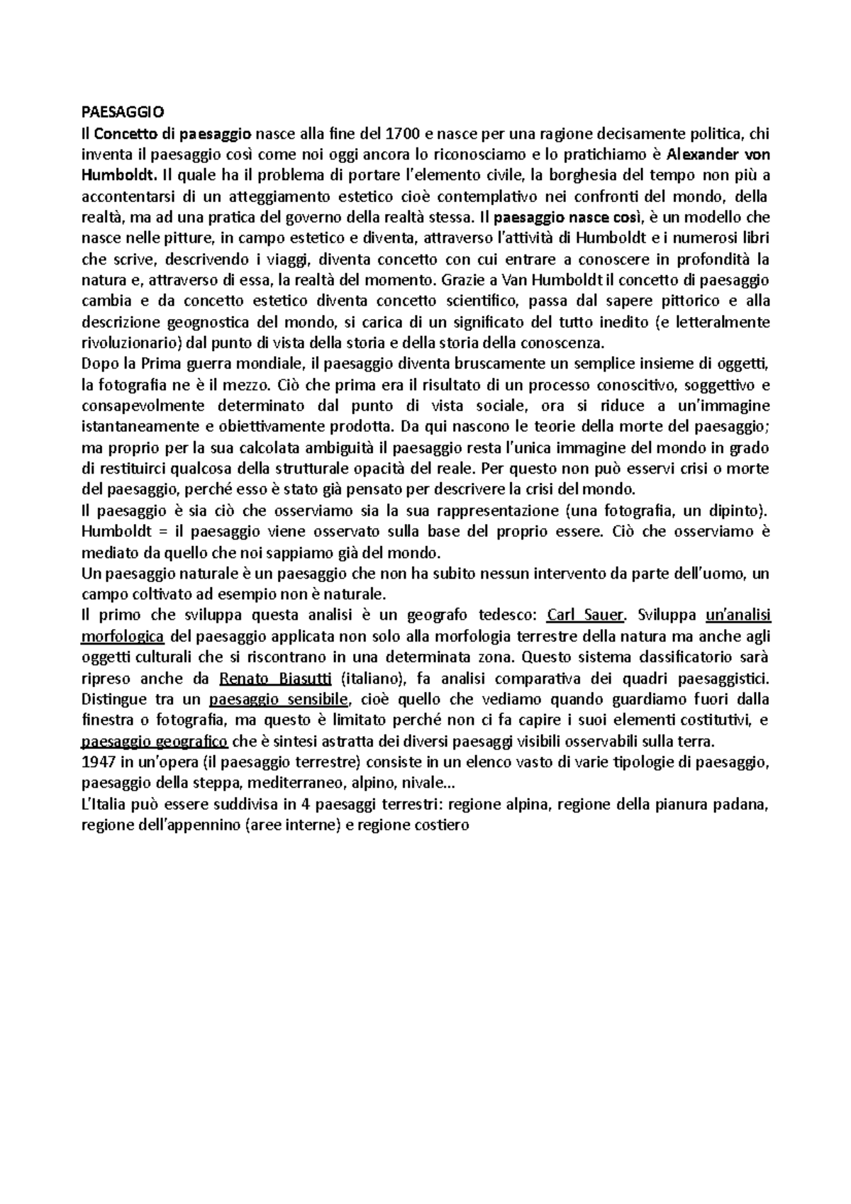 domande e risposte esame di geografia. Professore Matteo Proto ...