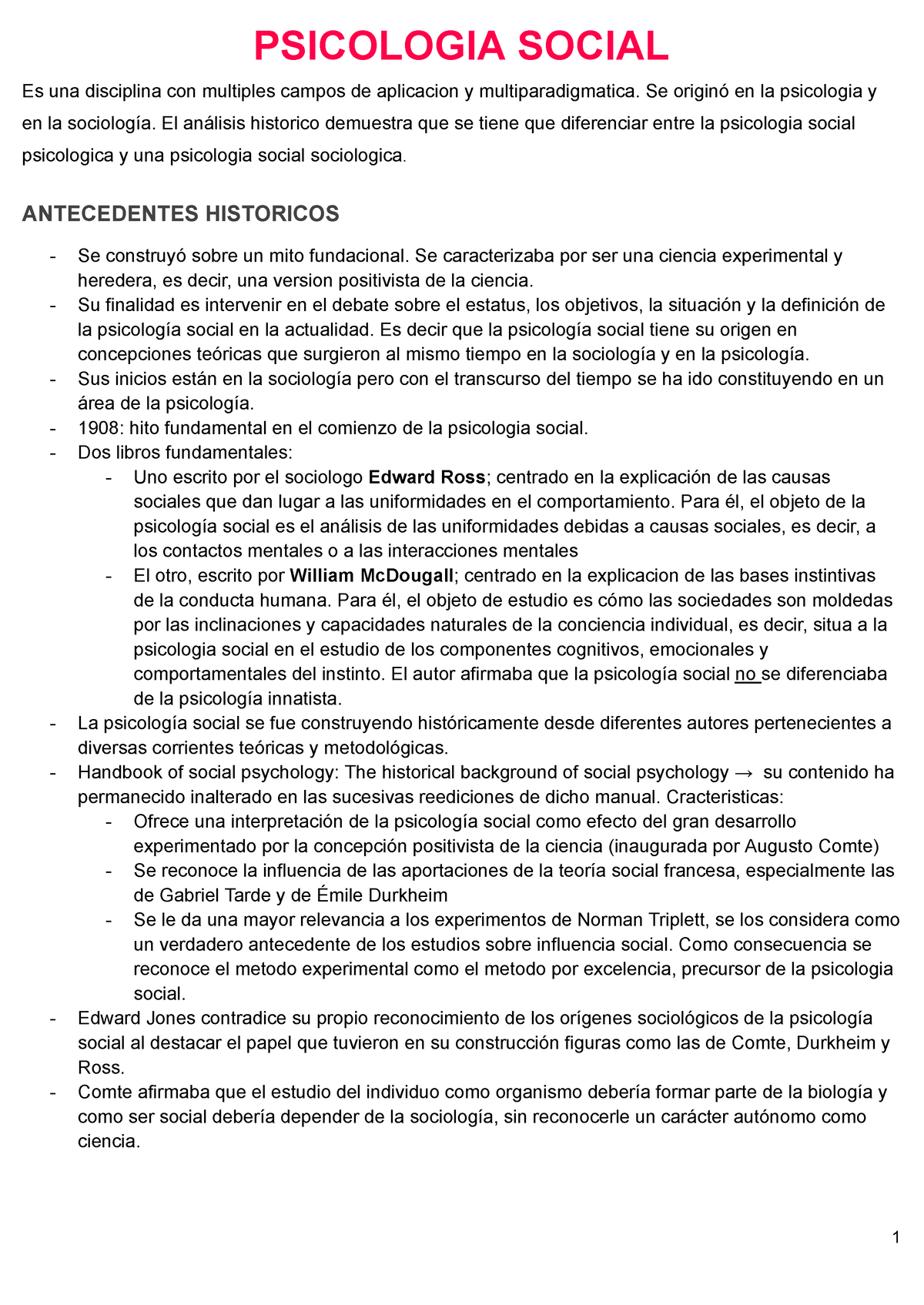 Psicologia Social - Resumen Del Modulo 1,2,3 Y 4 - PSICOLOGIA SOCIAL Es ...