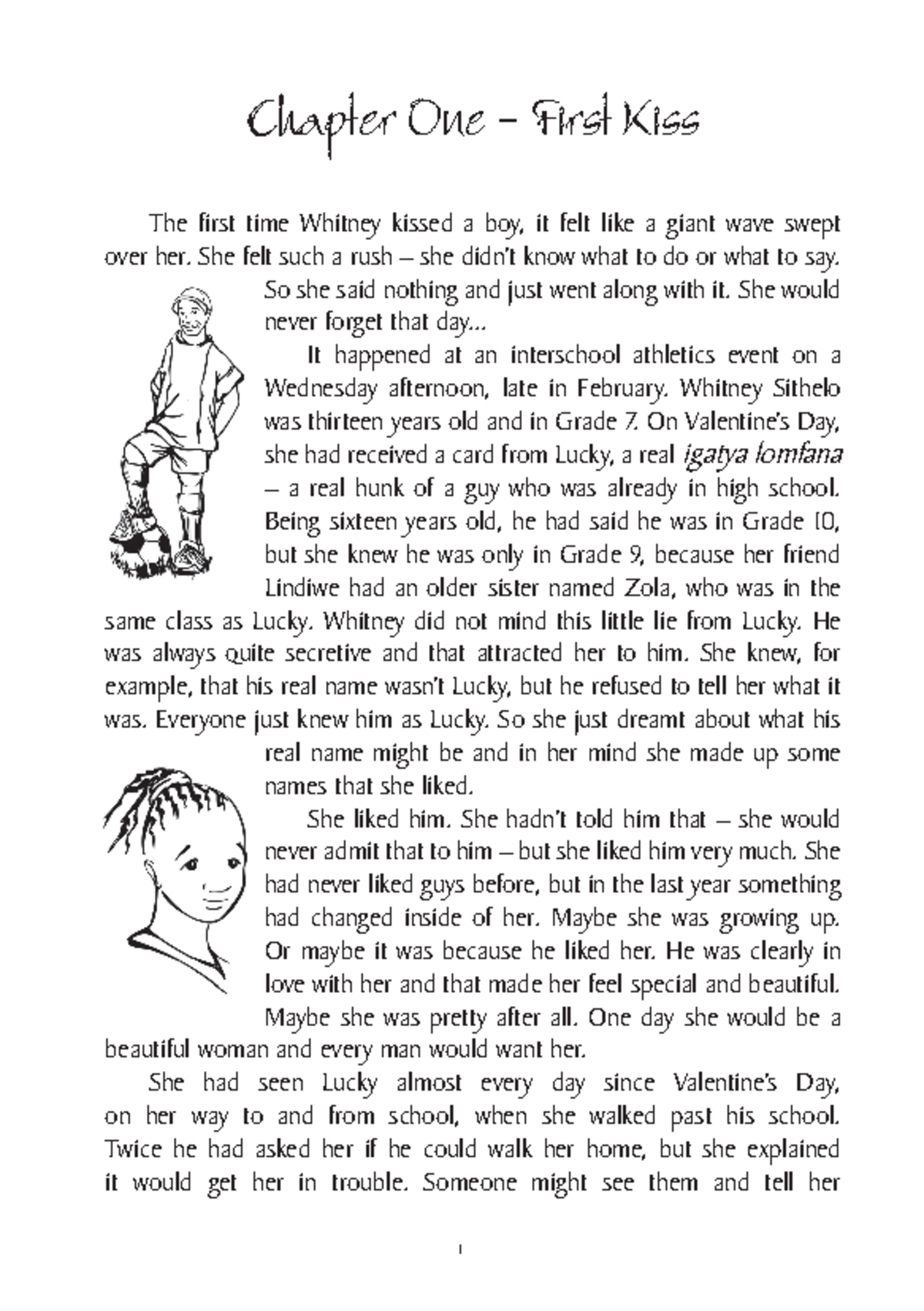 Whitneys Kiss Novel Module Summary Chapter One First Kiss The 