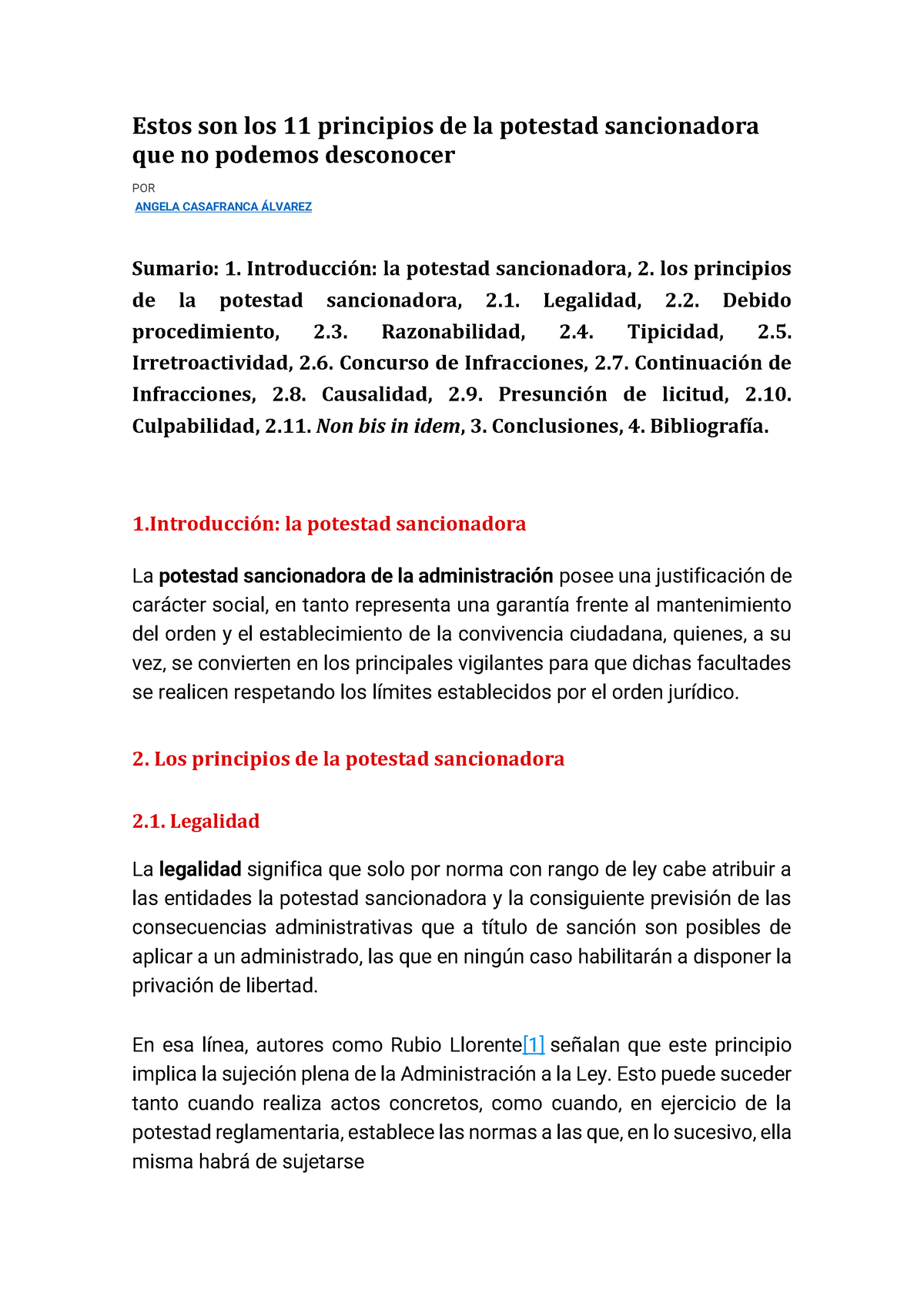 Estos Son Los 11 Principios De La Potestad Sancionadora Que No Podemos ...