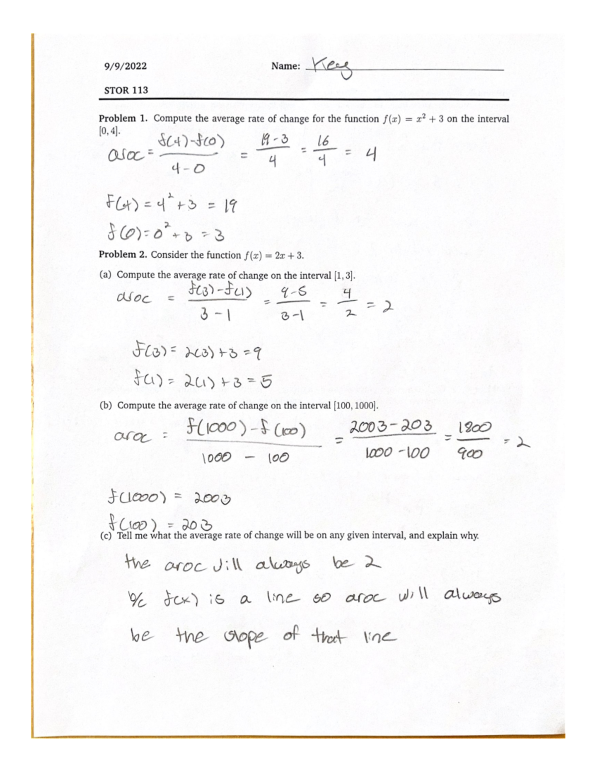 STOR Worsheet 2.3 and 10.4 Key - STOR 113 - UNC Chapel Hill - Studocu