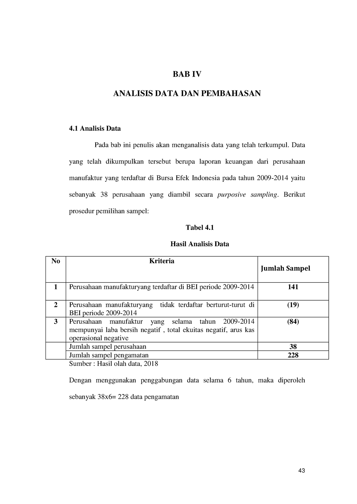 Analisis Perbedaan Relevansi Nilai Informasi 12 - BAB IV ANALISIS DATA ...