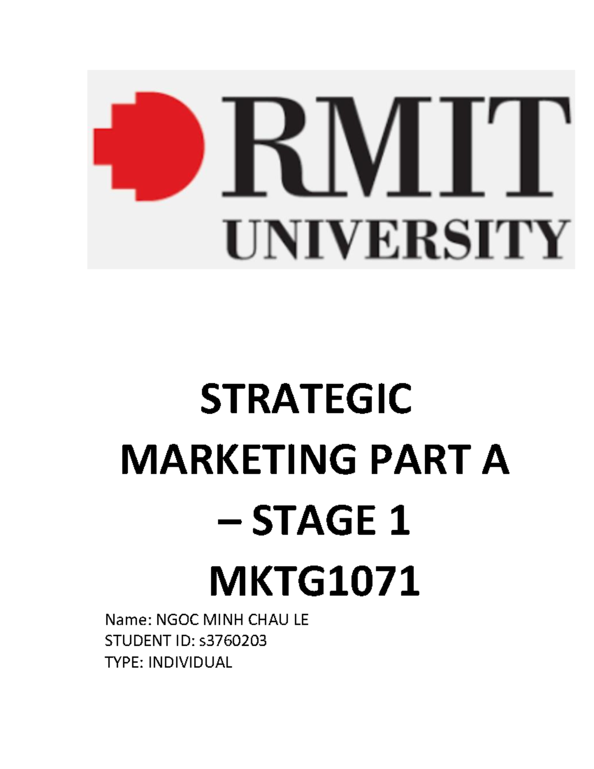 strategic marketing assignment henley