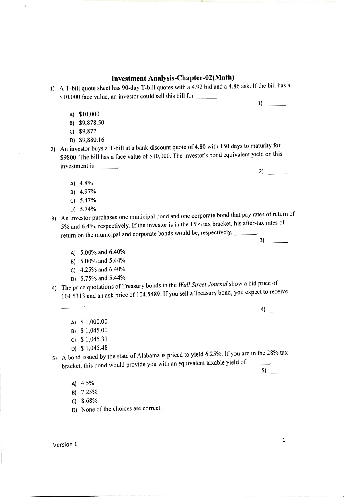 investment-analysis-ch-2-math-1-at-bill-quote-sheet-has-90-day-t