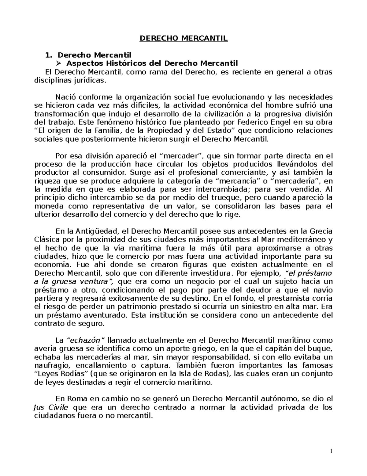 6 contenido y conceptos básicos de derecho mercantil I DERECHO MERCANTIL Derecho Mercantil 6 contenido y conceptos básicos de derecho mercantil I DERECHO MERCANTIL Derecho Mercantil