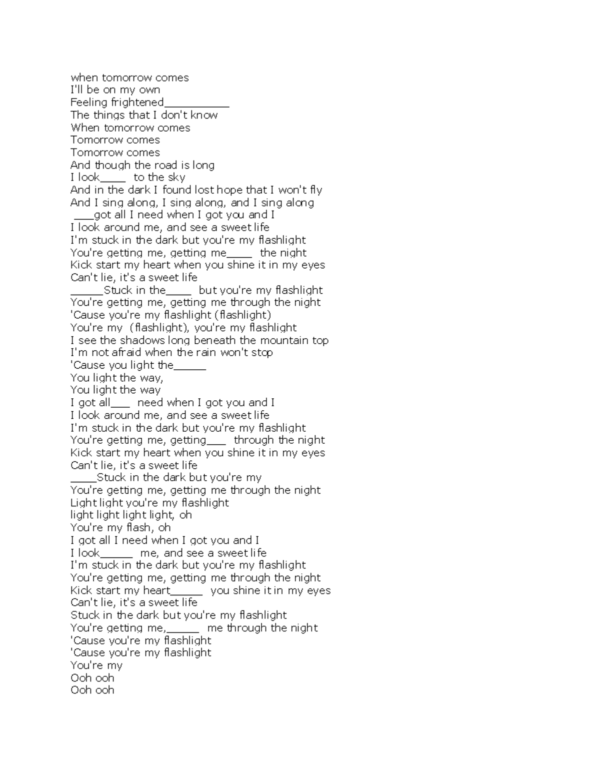 Finish lyrics p2 - không có gì chỉ là bài tiếng anh Hòa cùng sự phát ...