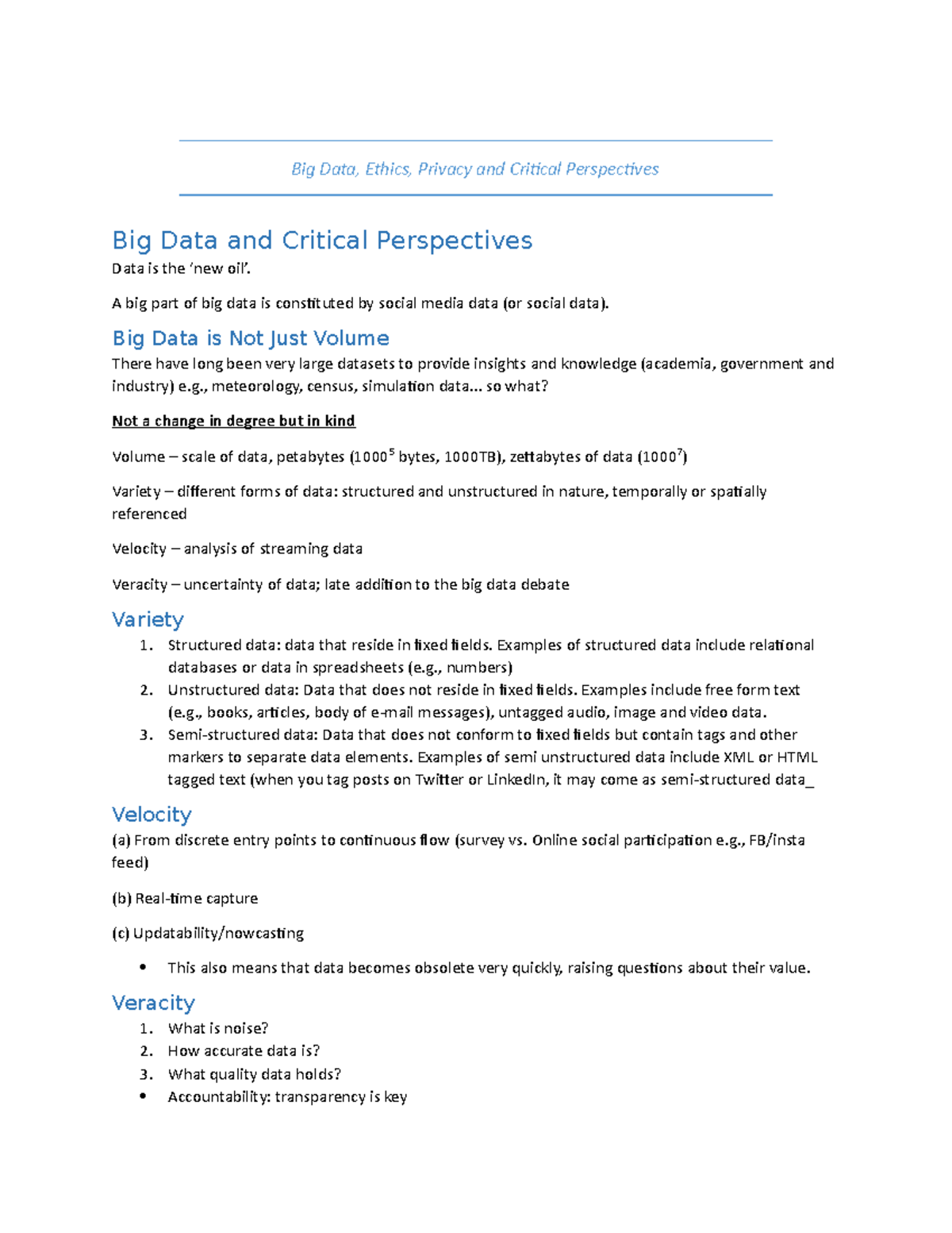 big data ethics case study