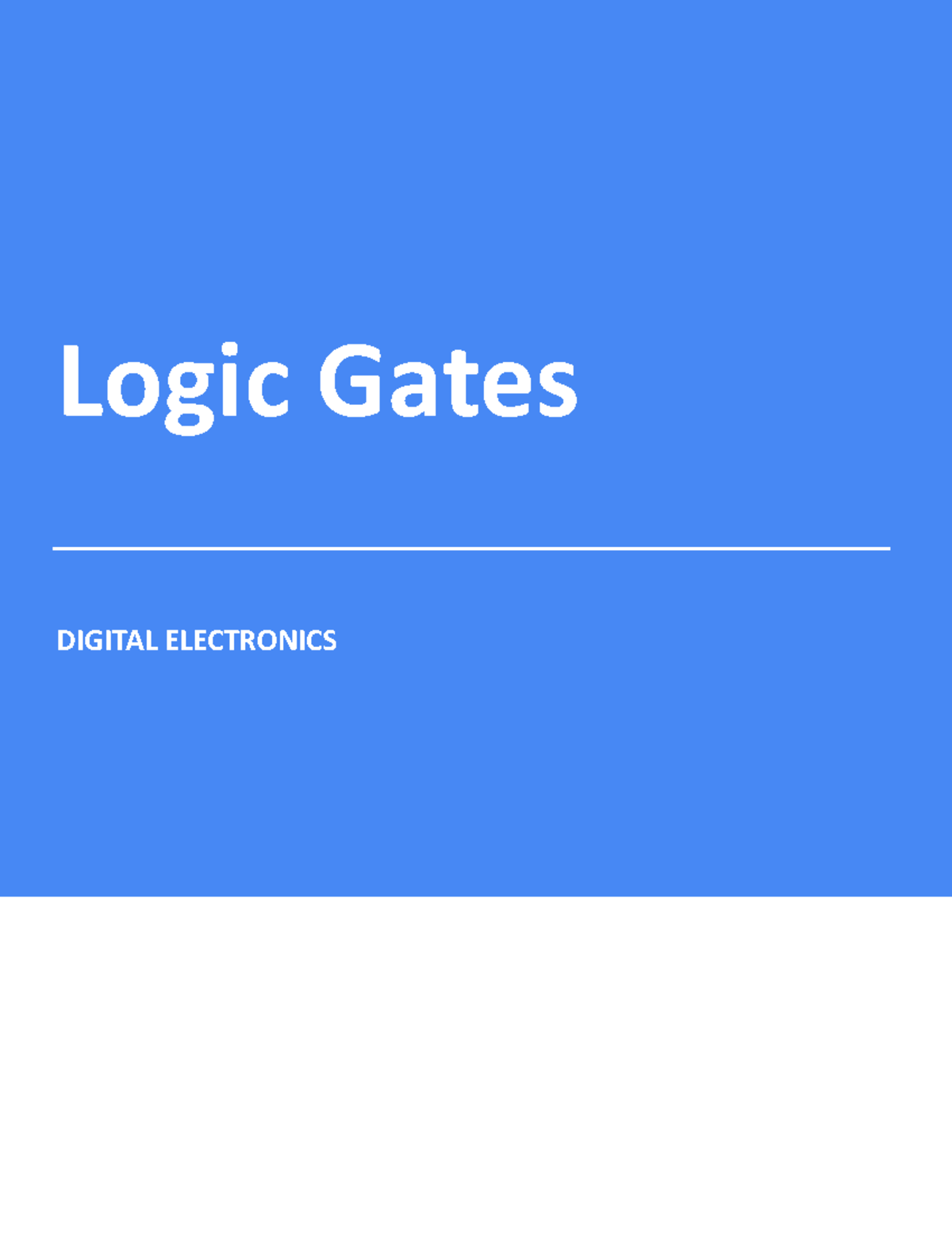 Logic Gates Copyright © 20142021 Testbook Edu Solutions Pvt. Ltd