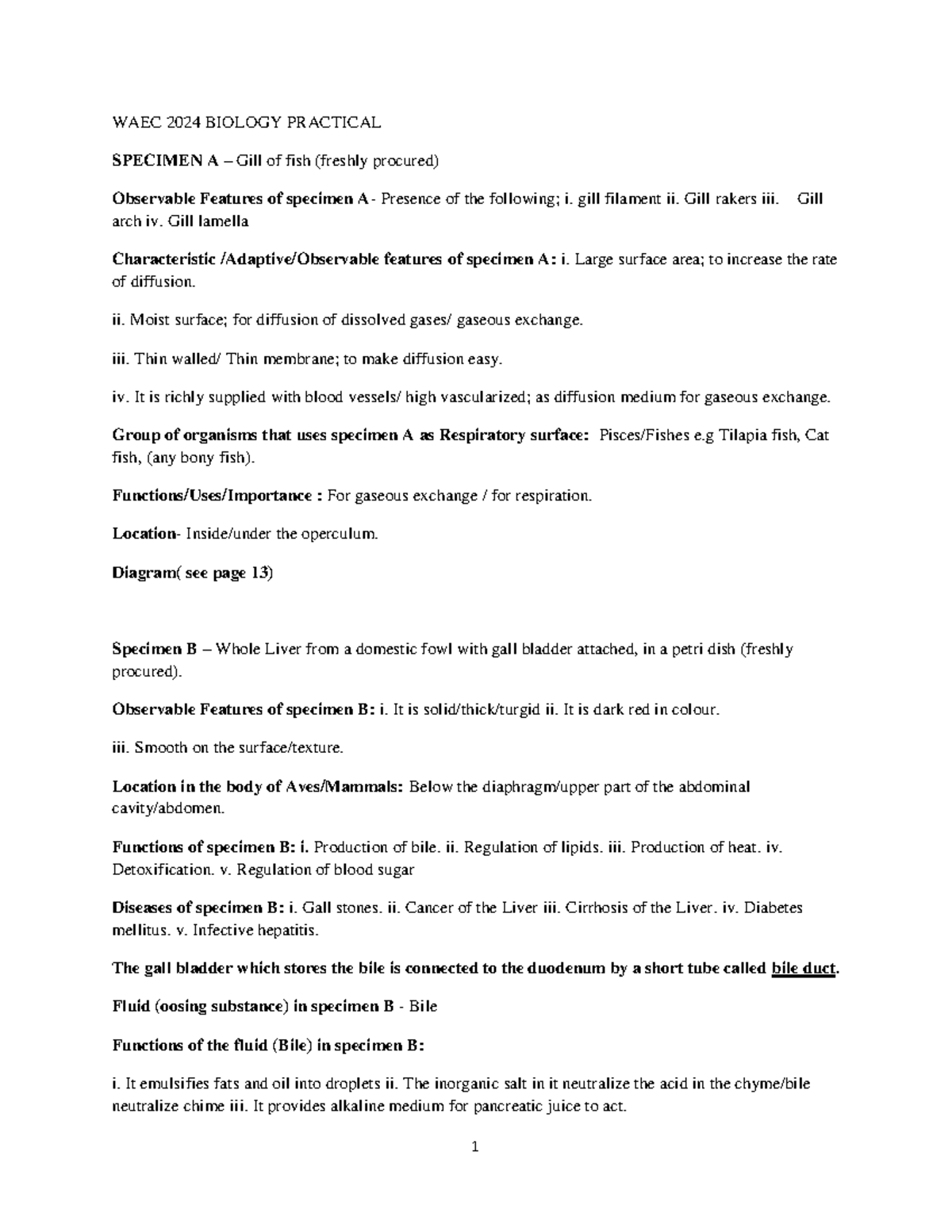 734589594 waec 2024 biology practical waec 2024 biology practical