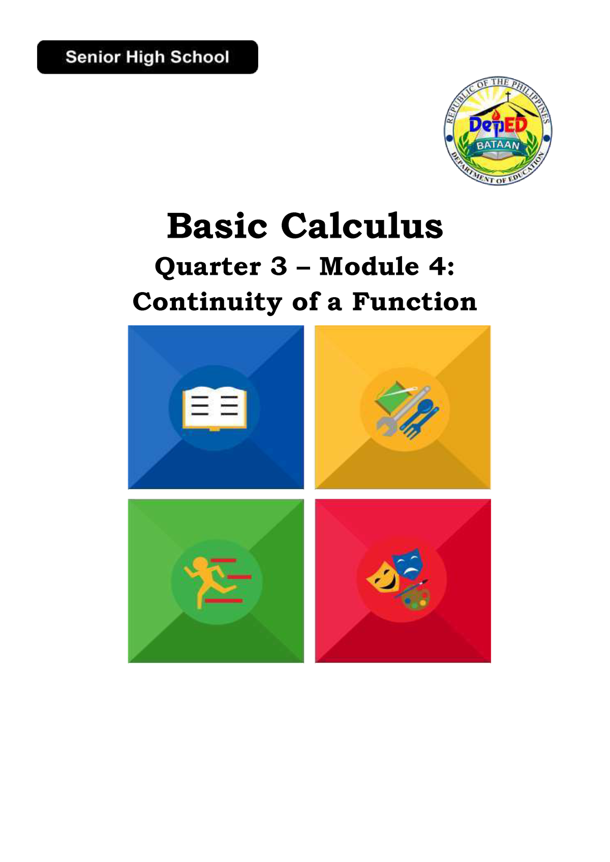 Basic Calculus Module 4 - Basic Calculus Quarter 3 – Module 4 ...