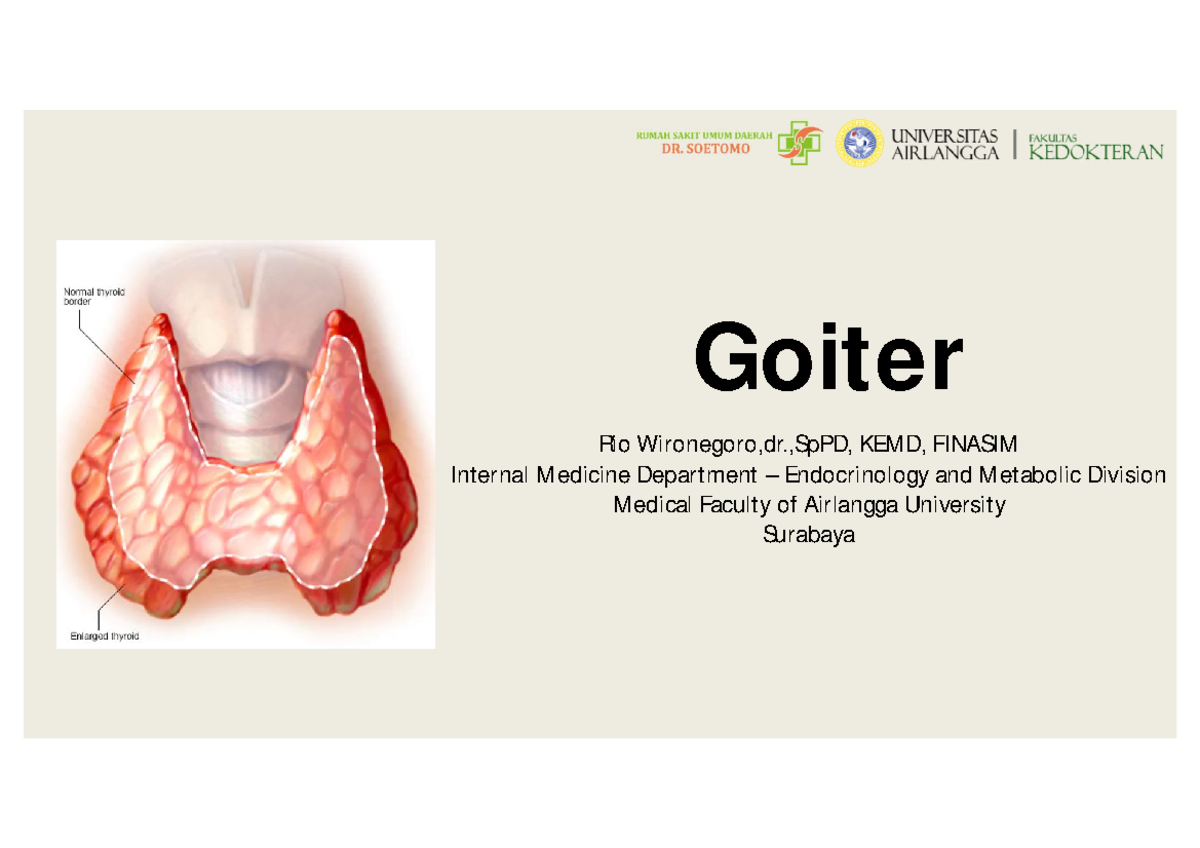 Materi Endokrinologi - Goiter - Rio Wironegoro,dr.,SpPD, KEM D, FINASIM ...