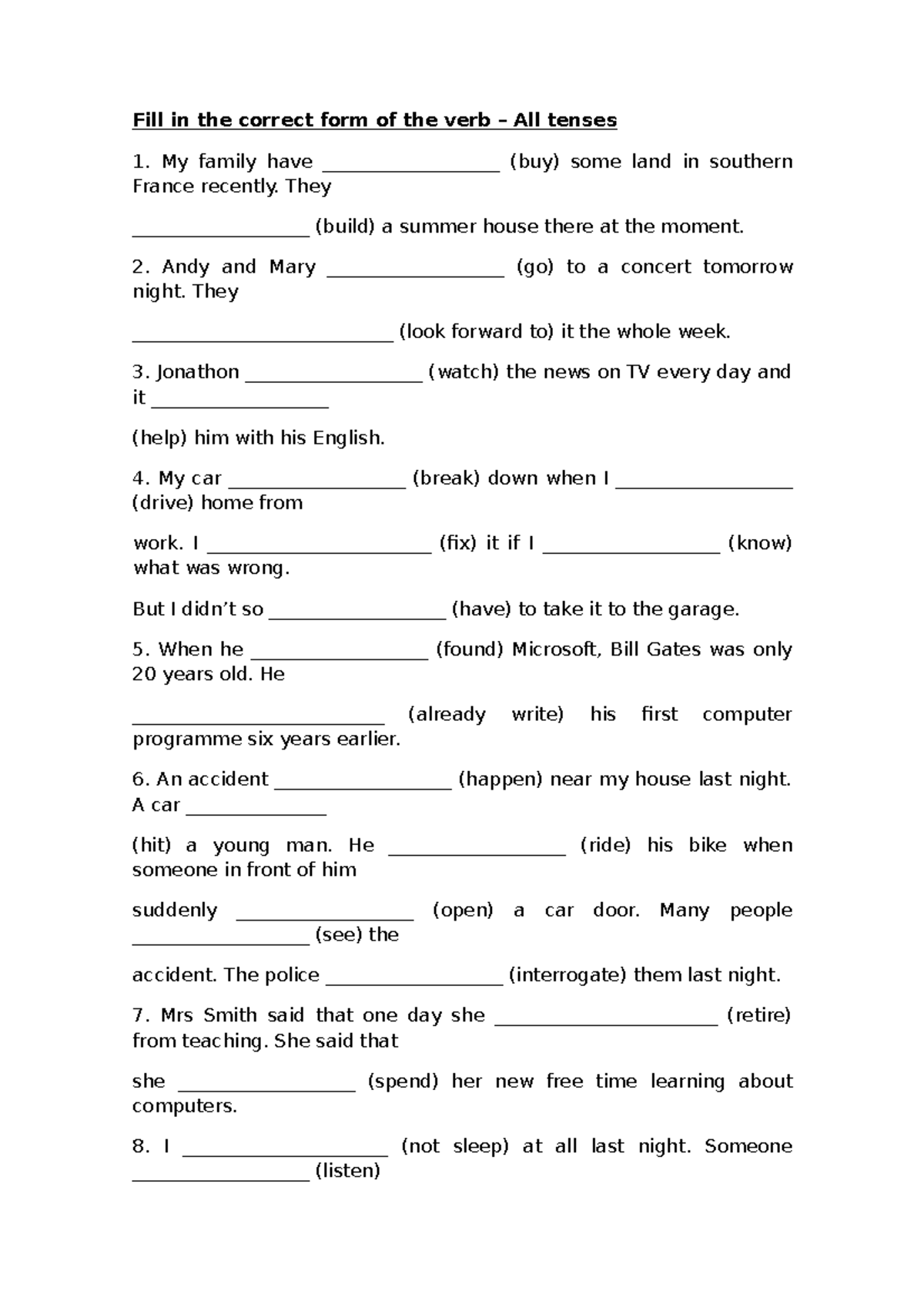 all-tenses-2-fill-in-the-correct-form-of-the-verb-all-tenses-my