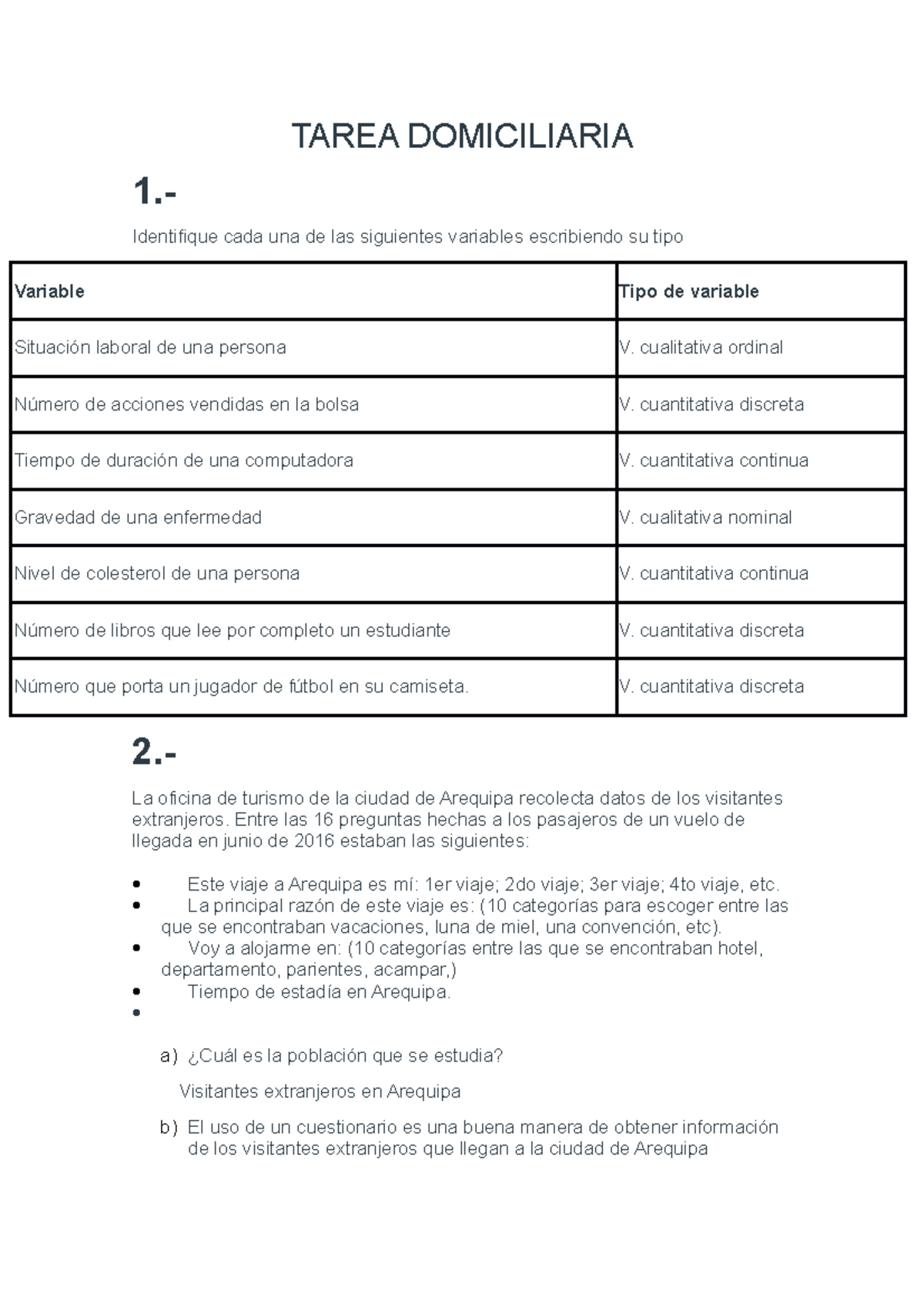 Tarea Domiciliaria - TAREA DOMICILIARIA 1.- Identifique Cada Una De Las ...