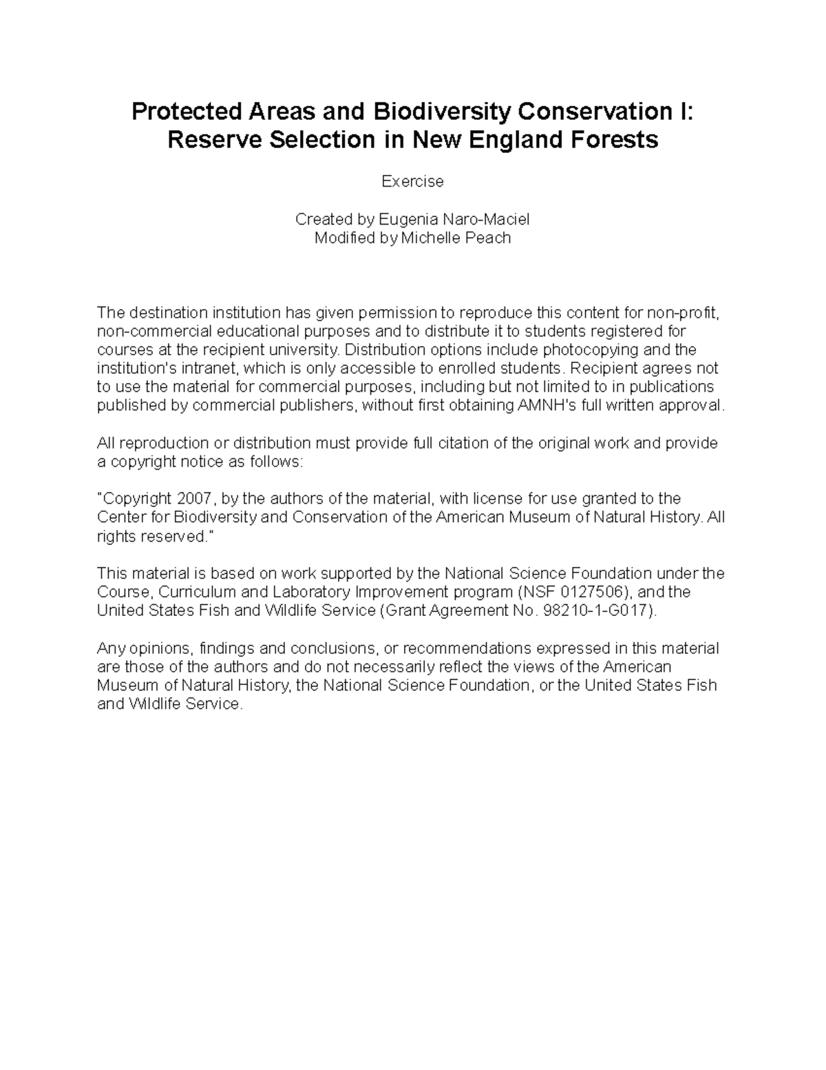 Summarizing 01EVS518 Week2 Protected Areas Exercise - Protected Areas ...