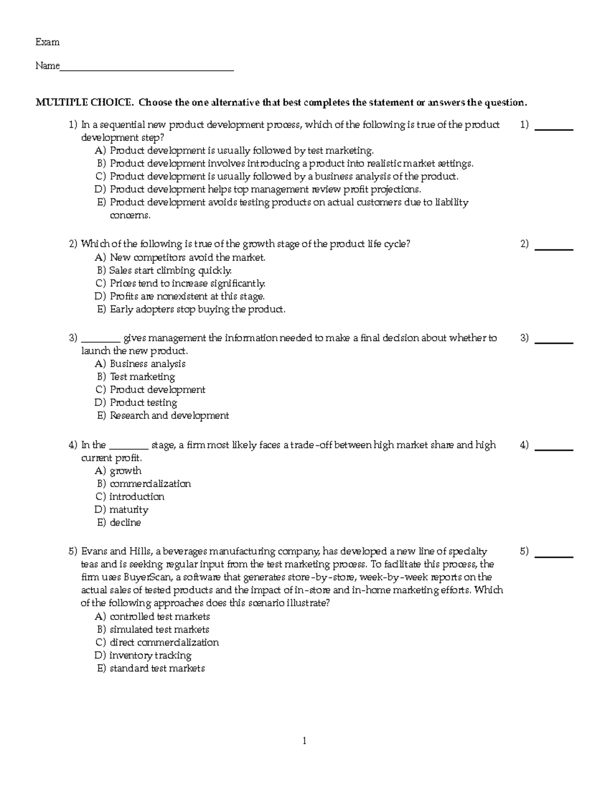 Chap 08 Test bank - Exam Name ...