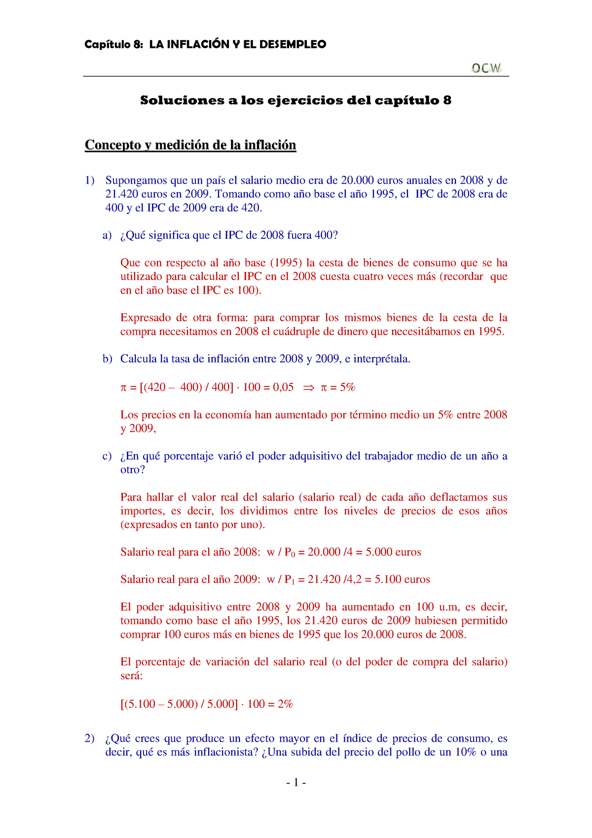 2 - Soluciones Ejercicio 2 De Taller De Economia En Macroeconomia, PIB ...