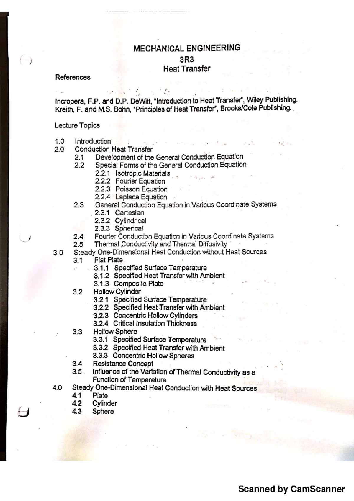 Notes - MECHENG 3R03 - Studocu
