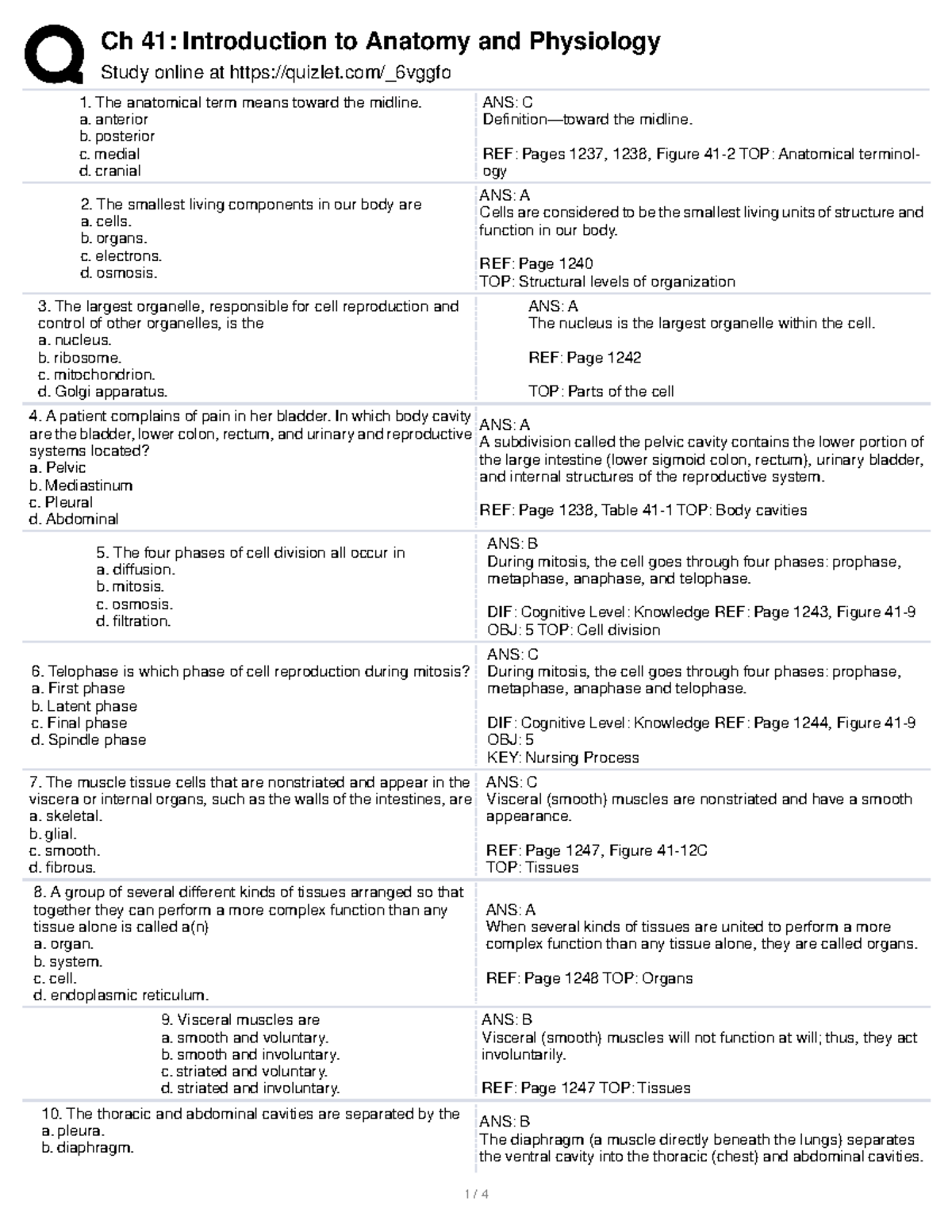 Chapter 41 Study Guide - Study Online At Quizlet/_6vggfo The Anatomical ...