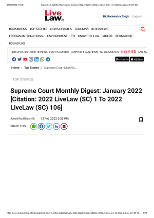 Supreme court monthly digest march outlet 2019