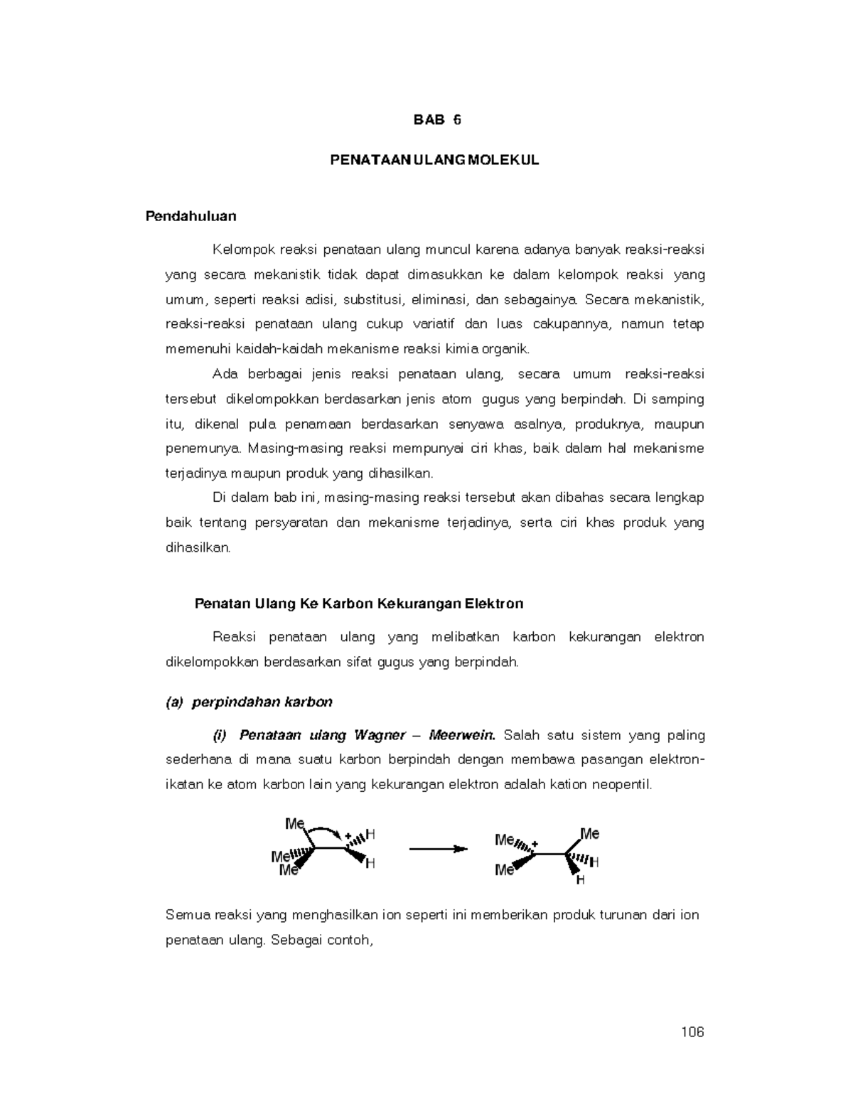 Modul Kimia Organik Bab 6 Penataan Ulang Molekul - BAB 6 PENATAAN ULANG ...