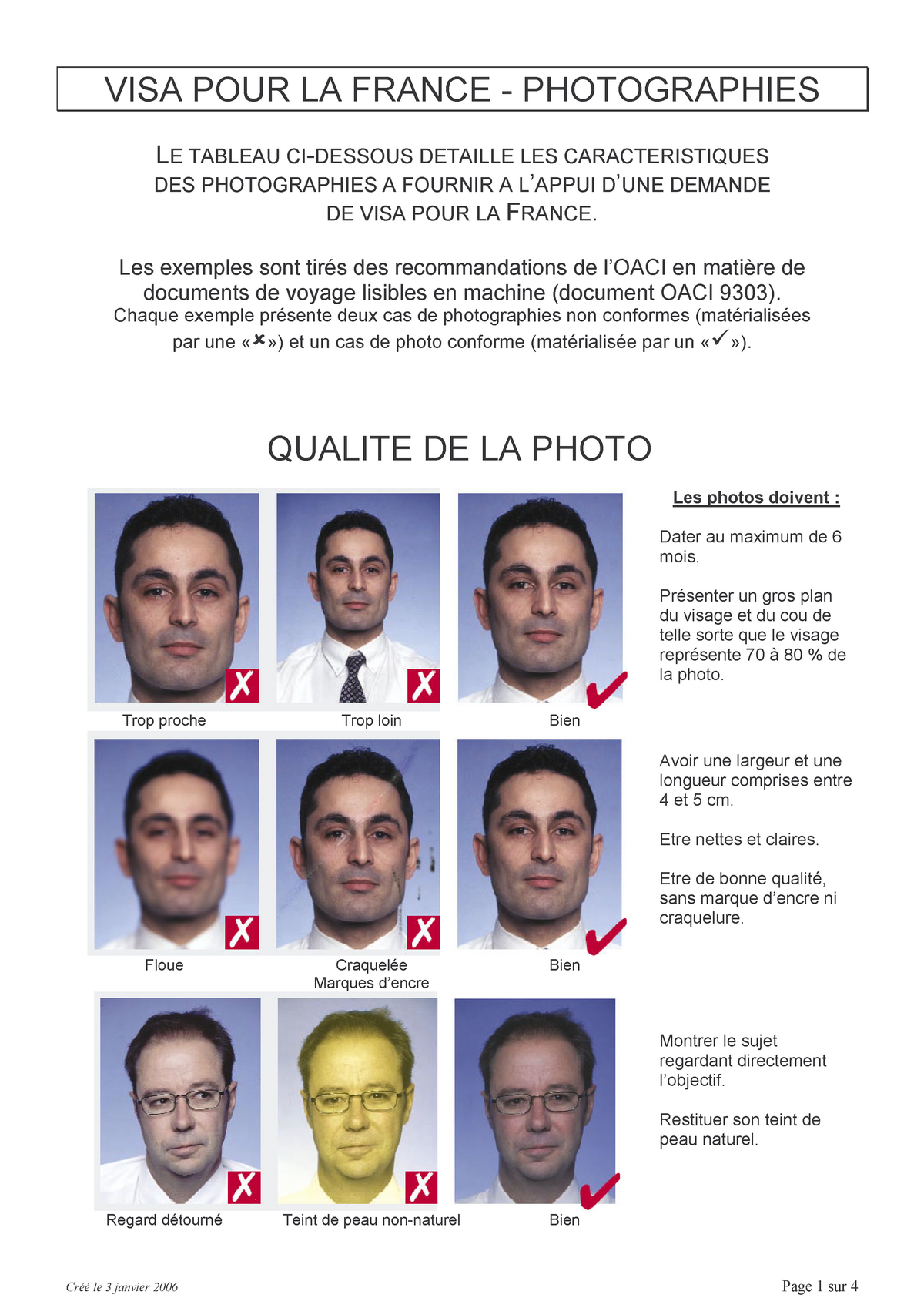 Normes des photos visas - exemples - Software Engineer - MUST - Studocu