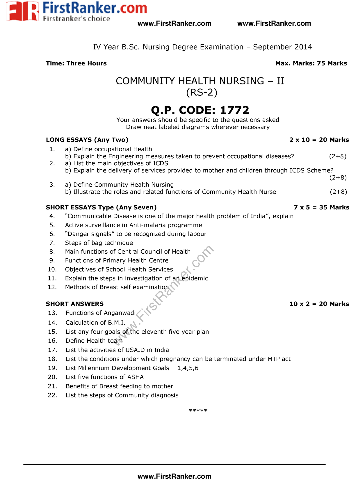 rguhs thesis topics in community health nursing