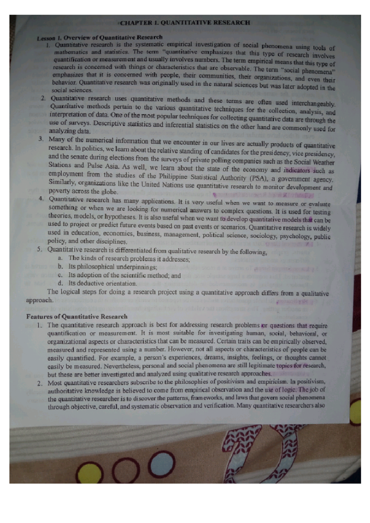 Pr - Help you in Practical Research - CHAPTER 1. QUANTITATIVE RESEARCH ...