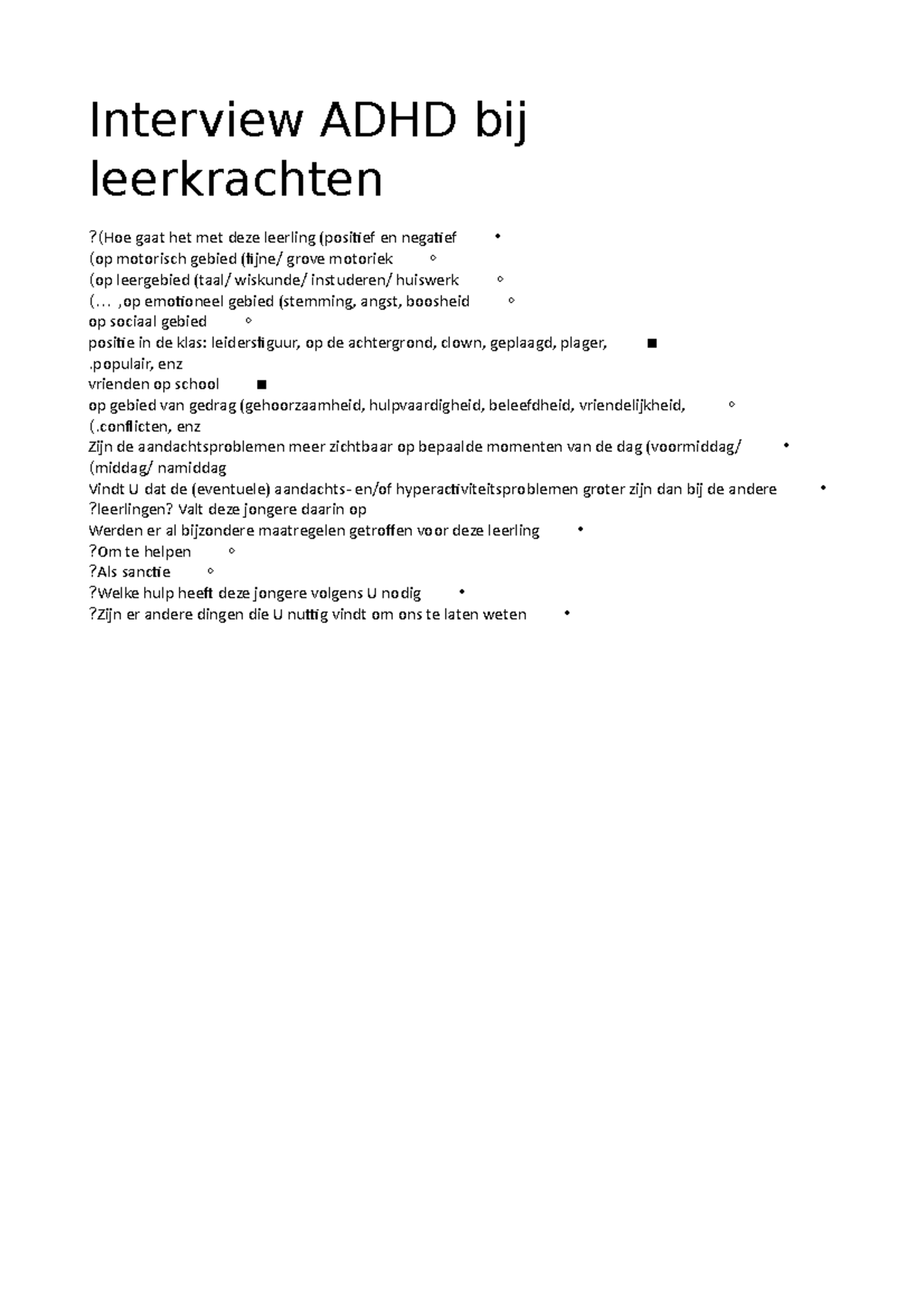 Interview ADHD Leerkracht - Interview ADHD bij leerkrachten ?(Hoe gaat ...