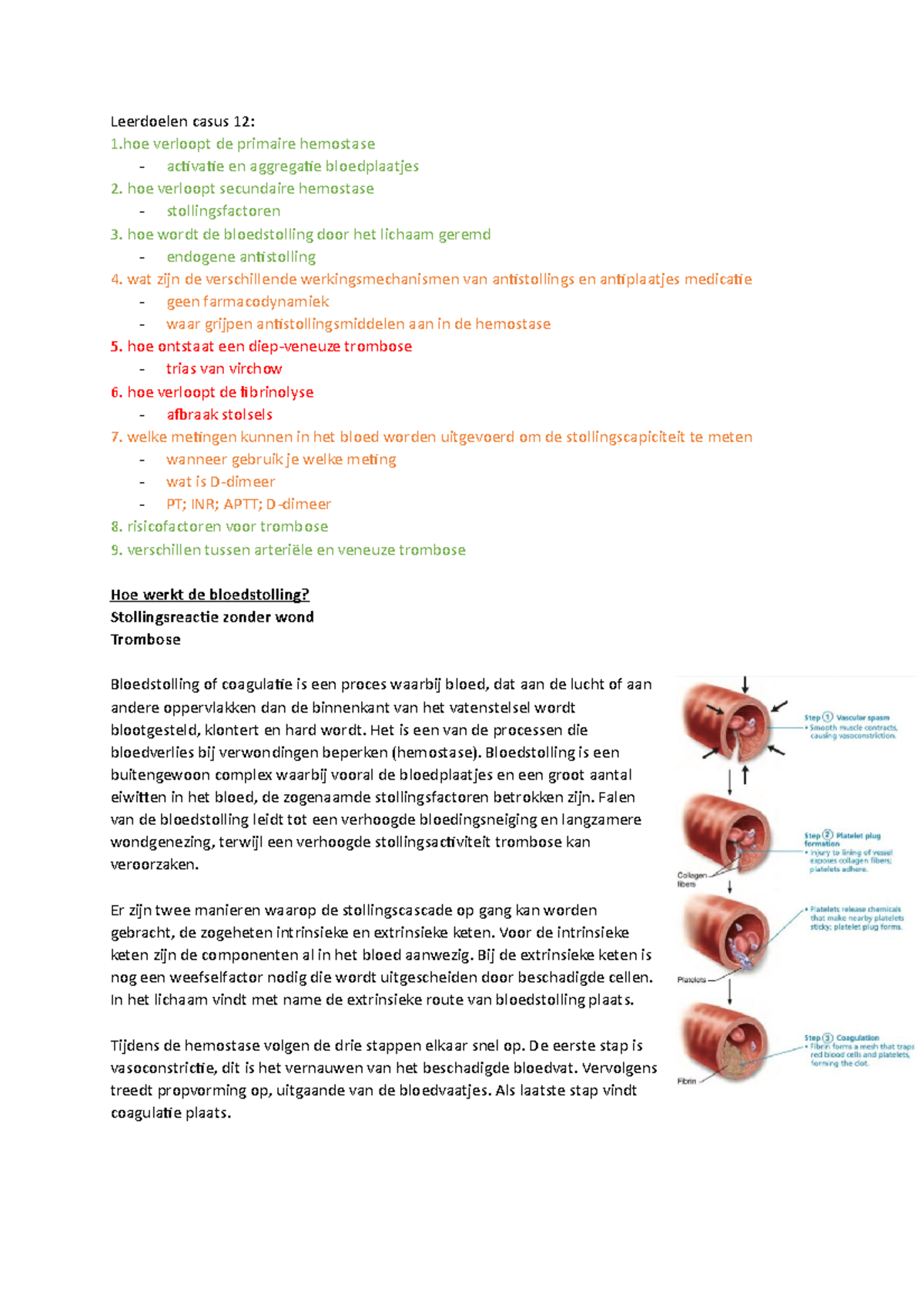 Casus 12 - Circulatie En Ademhaling - Leerdoelen Casus 12: 1 Verloopt ...