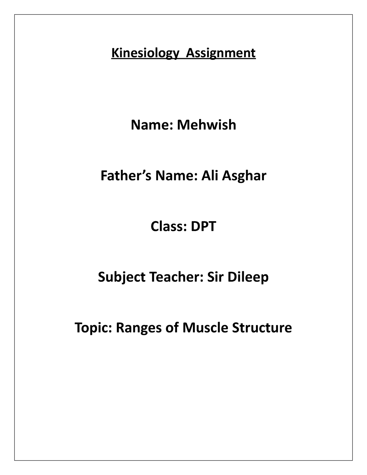 iqra university assignment title page