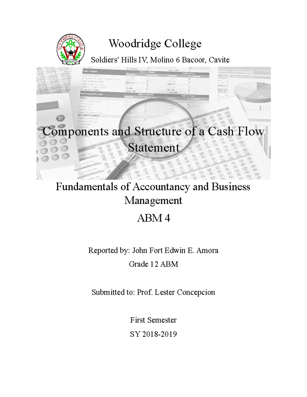 Write Up Components and Structures - BS Management Accounting - Studocu