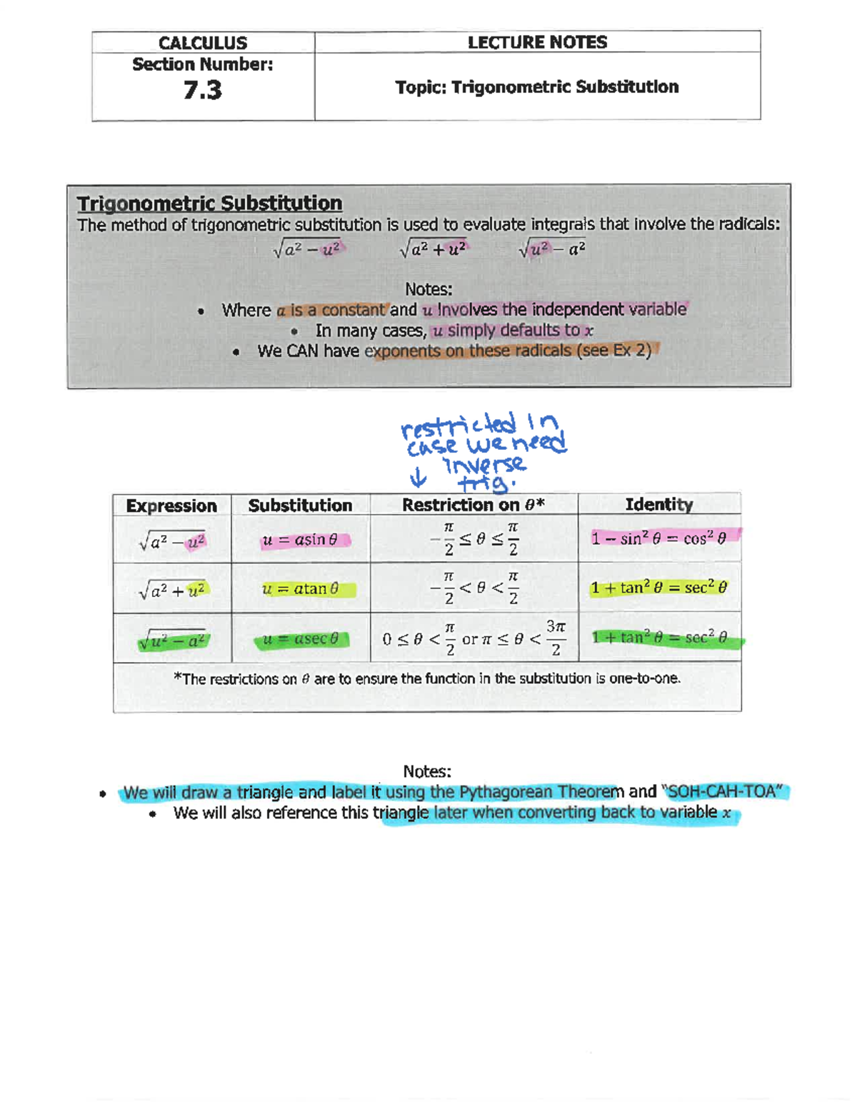 Section 7.3 Solutions from 6-6 - MATH 3B - Studocu