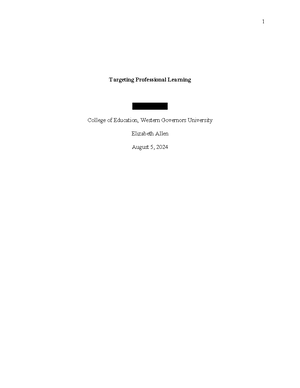 D629 Task 2 - passed - D629: Task 2 Western Governors University Brian ...