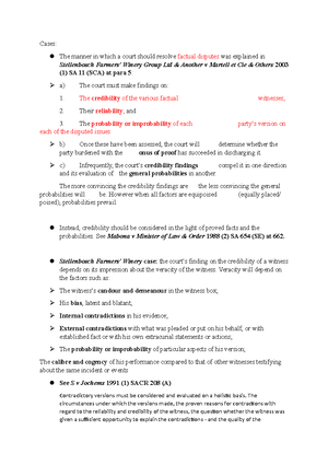 Evidence Course Outline 2024 - UNIVERSITY OF KWAZULU-NATAL, DURBAN ...