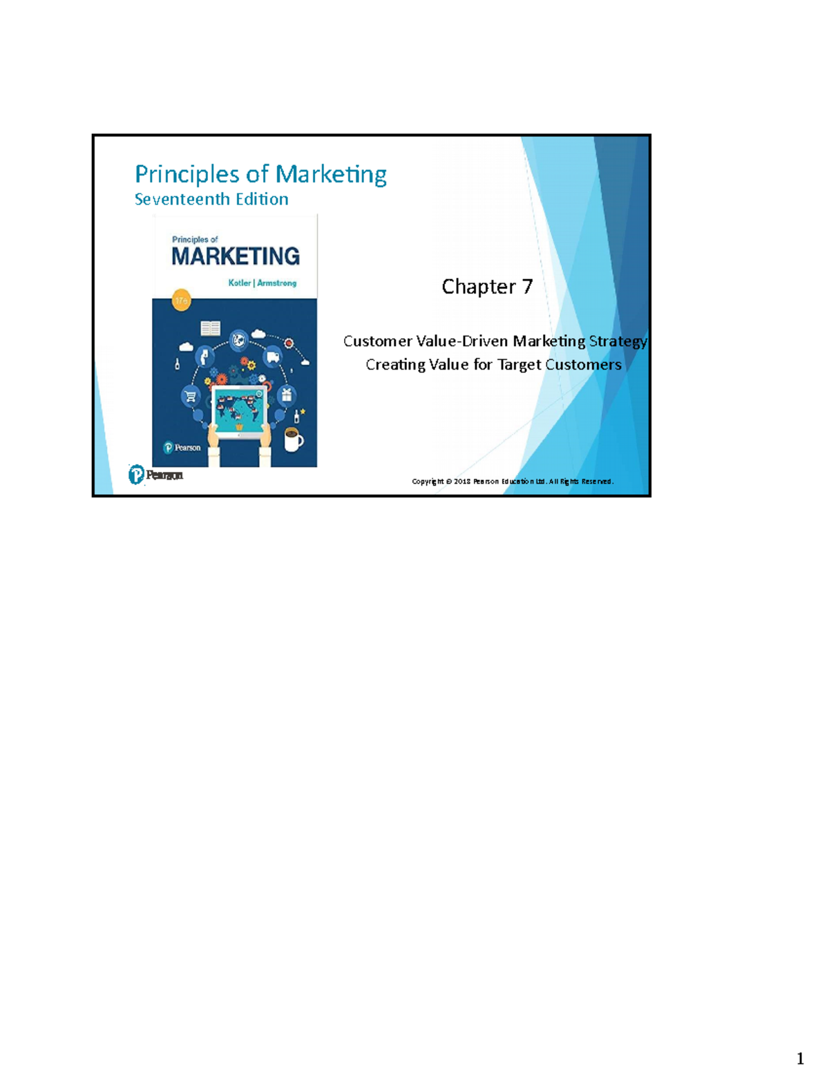 BUSA2200 Chapter 7 Notes - Principles Of Marketing Seventeenth Edition ...