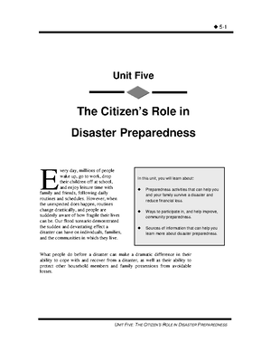 Natural Disasters Module 1 Study Guide - Module 1: Introductory ...