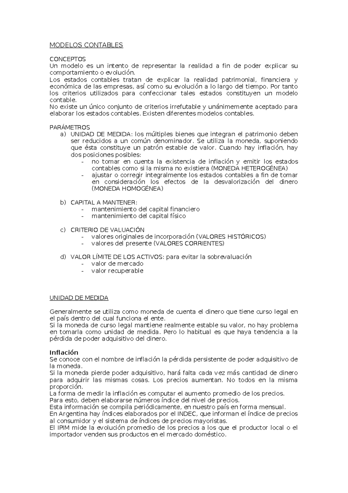 Modelos-contables - Resumen Información Contable - MODELOS CONTABLES ...