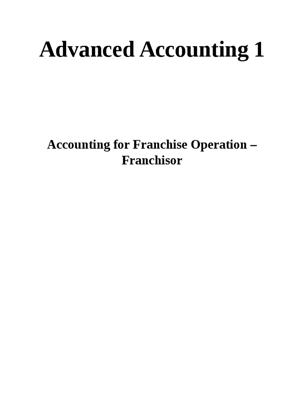 accounting-for-franchise-3rd-year-advanced-accounting-1-accounting