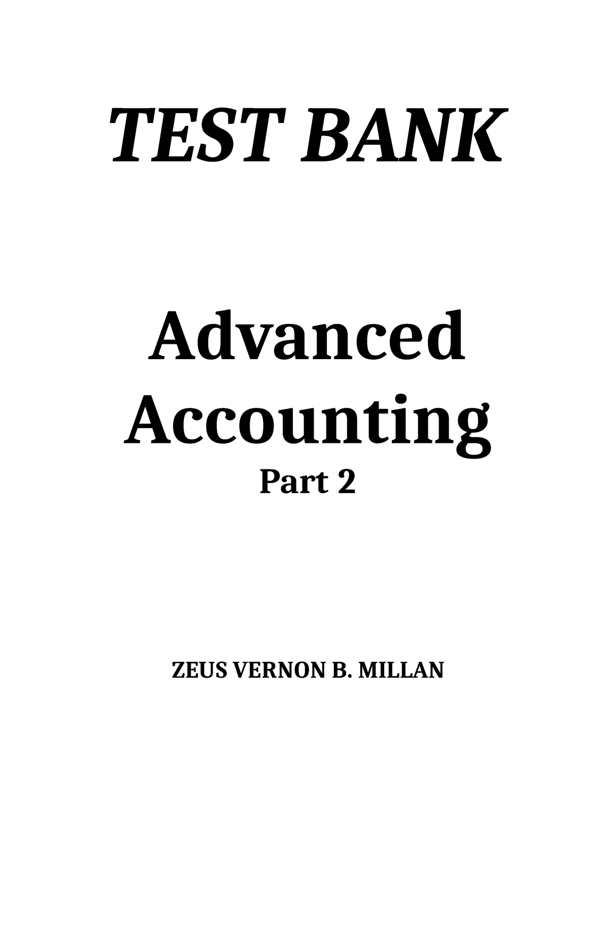 Local Media 3178182149672197353 - TEST BANK Advanced Accounting Part 2 ...