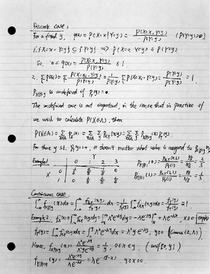 Lecture 15-17 Notes - Statistical Sciences 3657A/B - Studocu