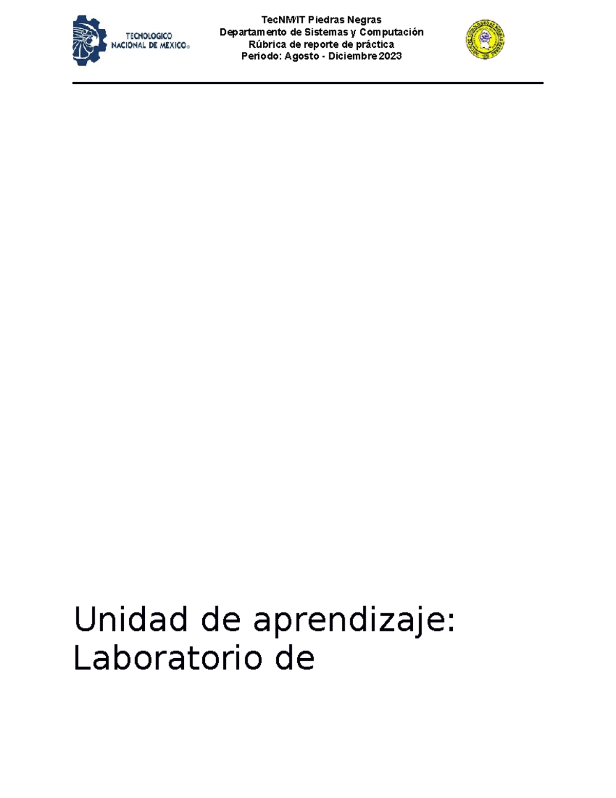 Reporte De Practica-2023-2 - Departamento De Sistemas Y Computación ...