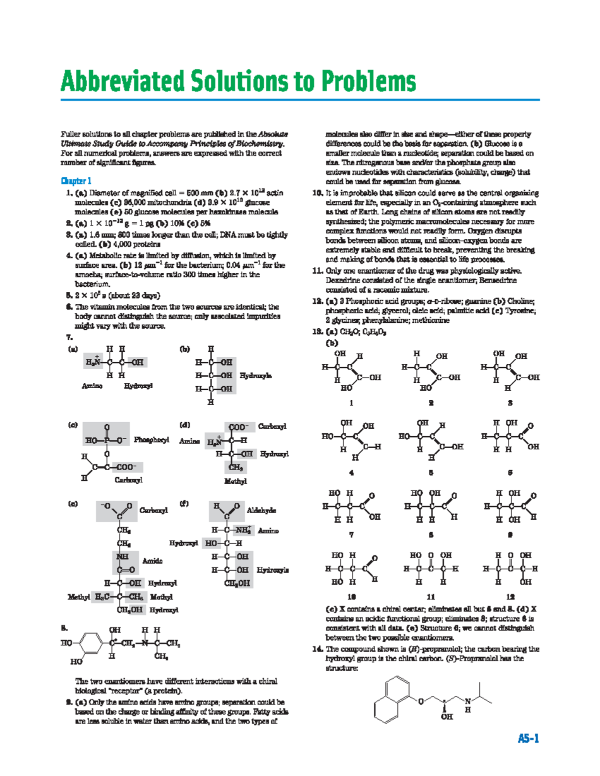Appendix - Answers to Chapter Questions - BIO 3601 - Studocu