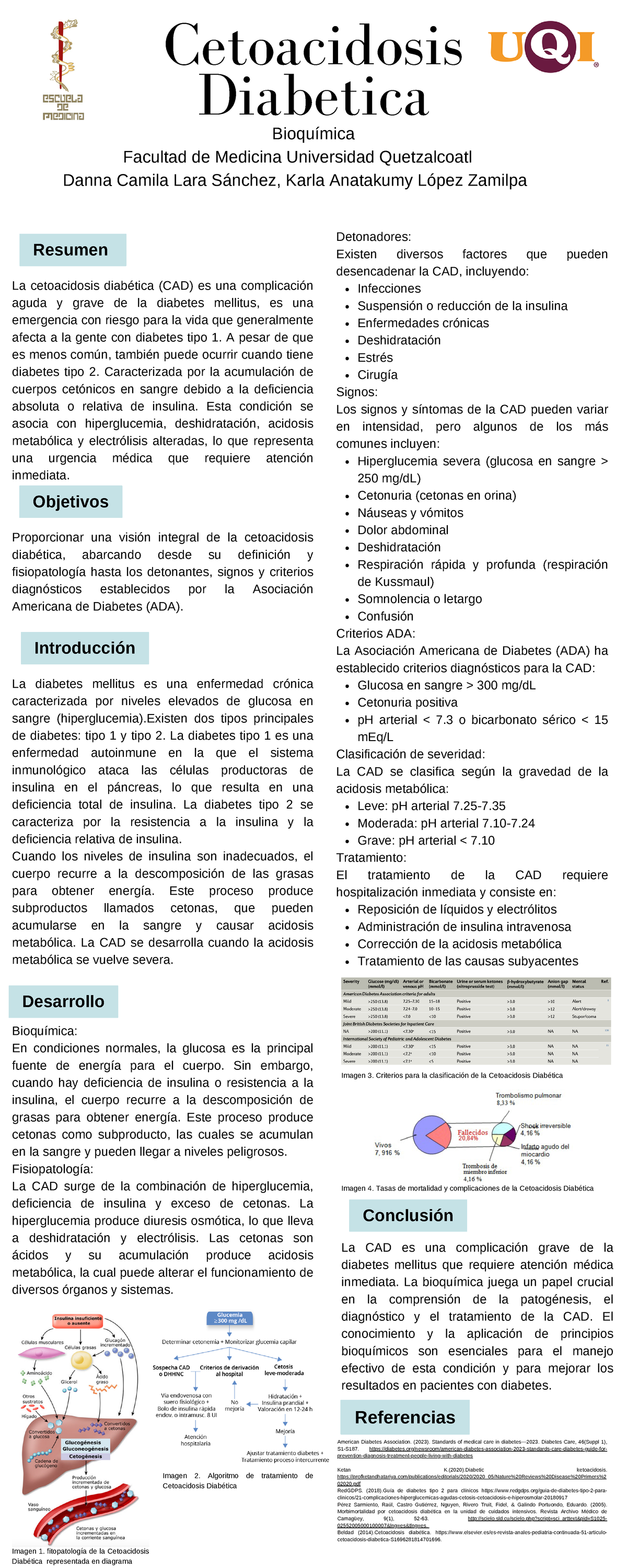 Infografia Cetoacidosis Diabetica Diabetica Danna Camila Lara Sánchez Karla Anatakumy López 0297