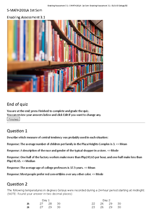 Enabling Assessment 3.2 Estimation - Enabling Assessment 3. Direction ...