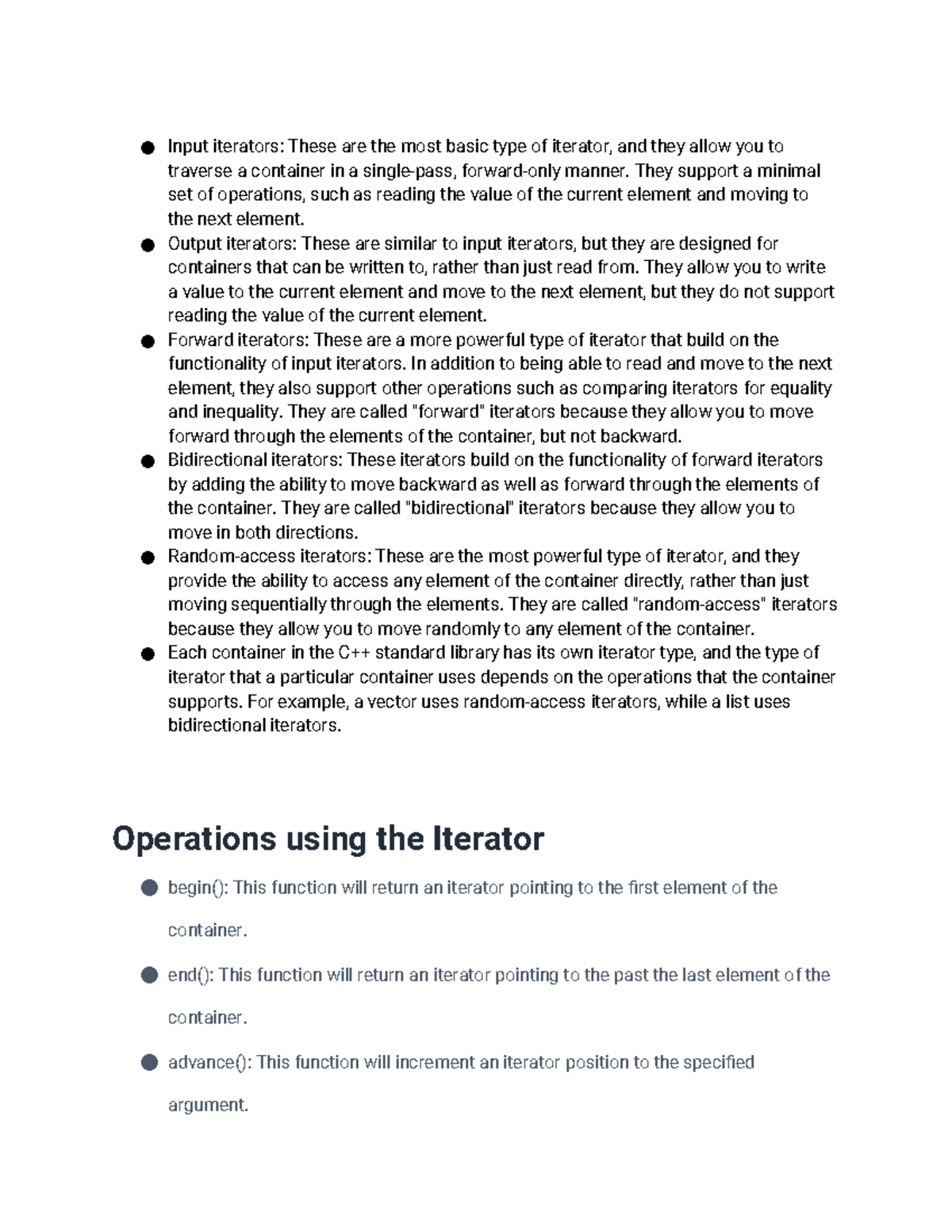 Copy of 232 to print - Summary Introduction To Programming Ii - Input ...