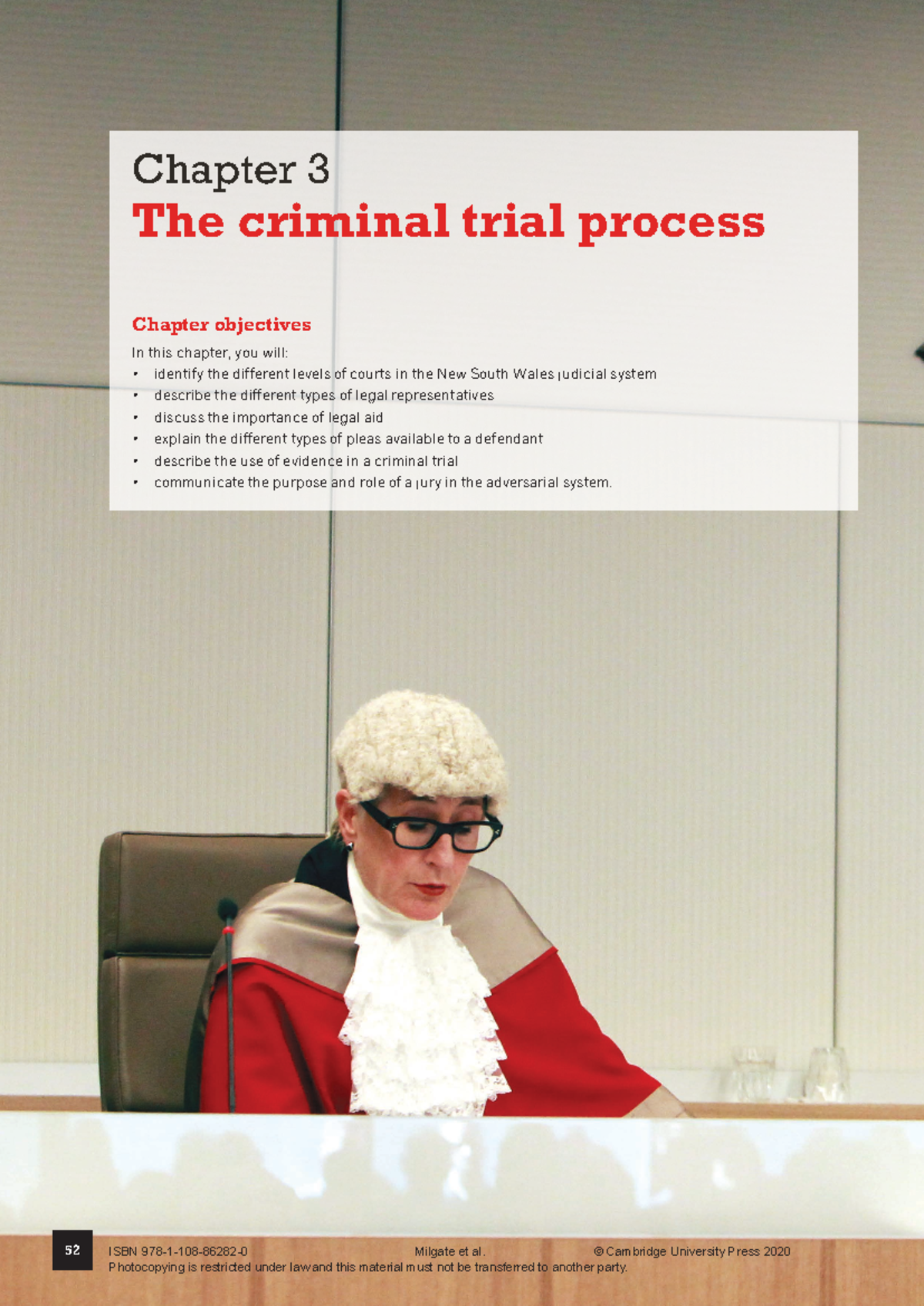 Criminal Trial Process - Chapter 3 The criminal trial process Chapter ...