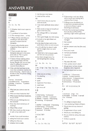 English File 4th Edition Pre-Intermediate. Workbook Answer key ...