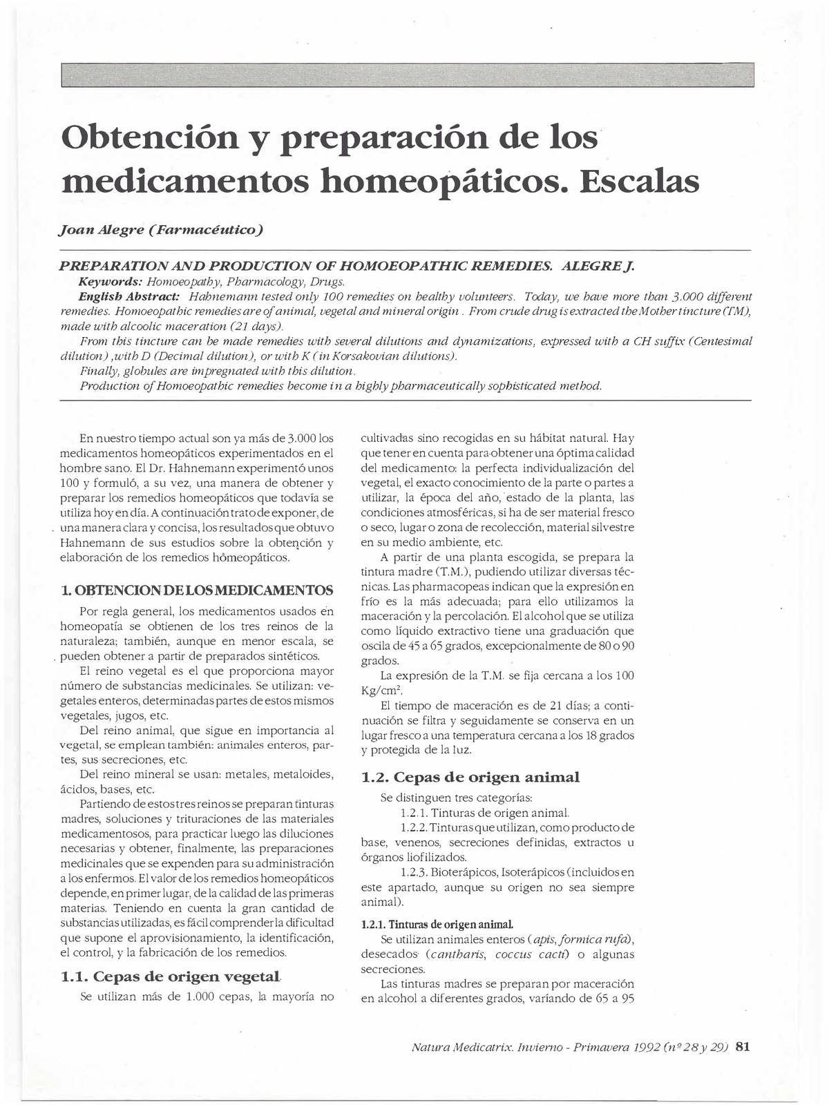 Dialnet Obtencion Ypreparacion De Los Medicamentos Homeopaticos 7096107 Obtención Y 9208