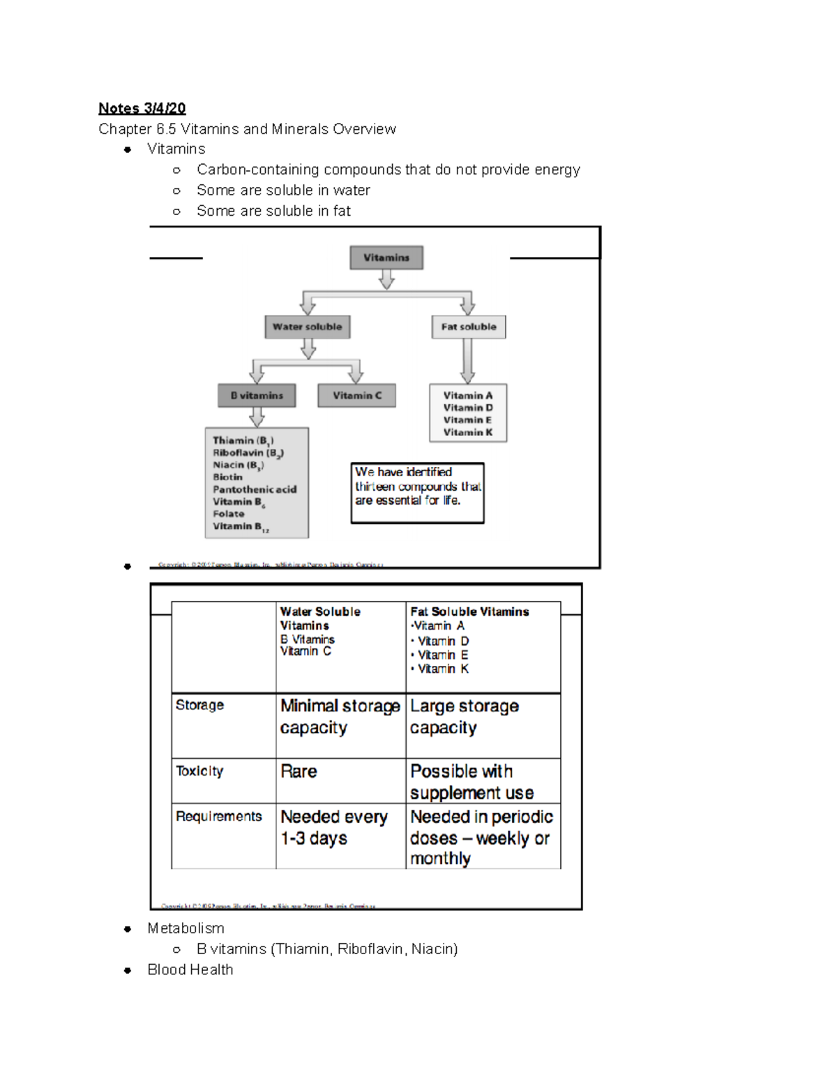 Class Notes Exam 2 Claire Norton introduction to Nutrition Notes 3